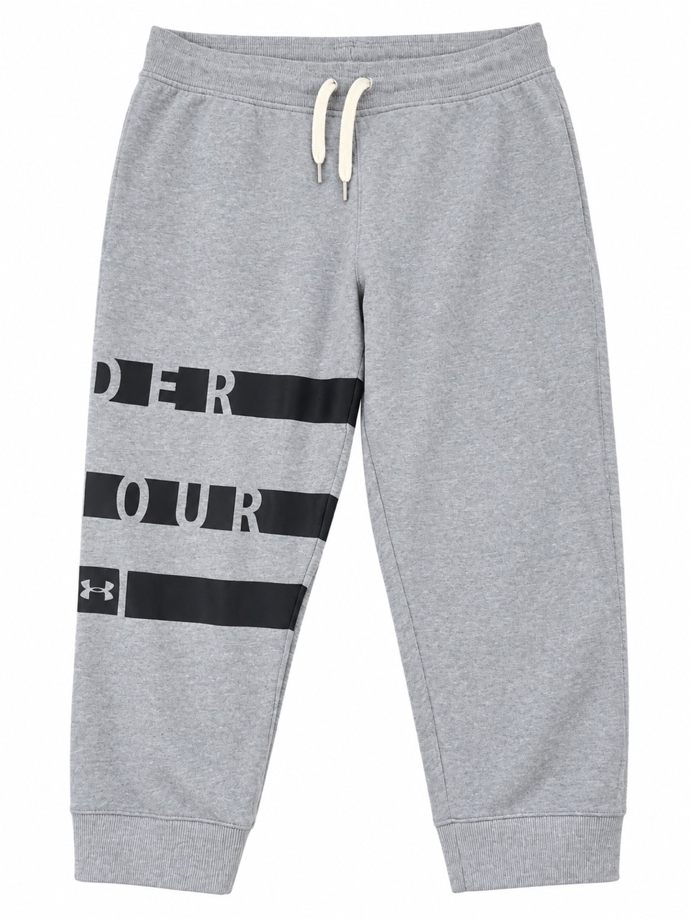 Under Armour Gray Graphic Fleece Capri Jogger Sweatpants Size M